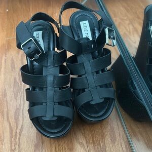Steve Madden Black Women's Sandals